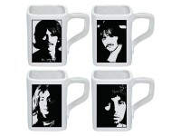 Ensemble Beatles de 4 tasses carré 12oz Album Blanc